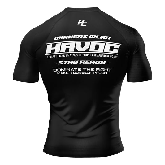 HAVOC Rash Guard - FOR THE WINNERS - Black