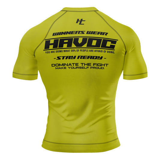 HAVOC Rash Guard - FOR THE WINNERS - Yellow