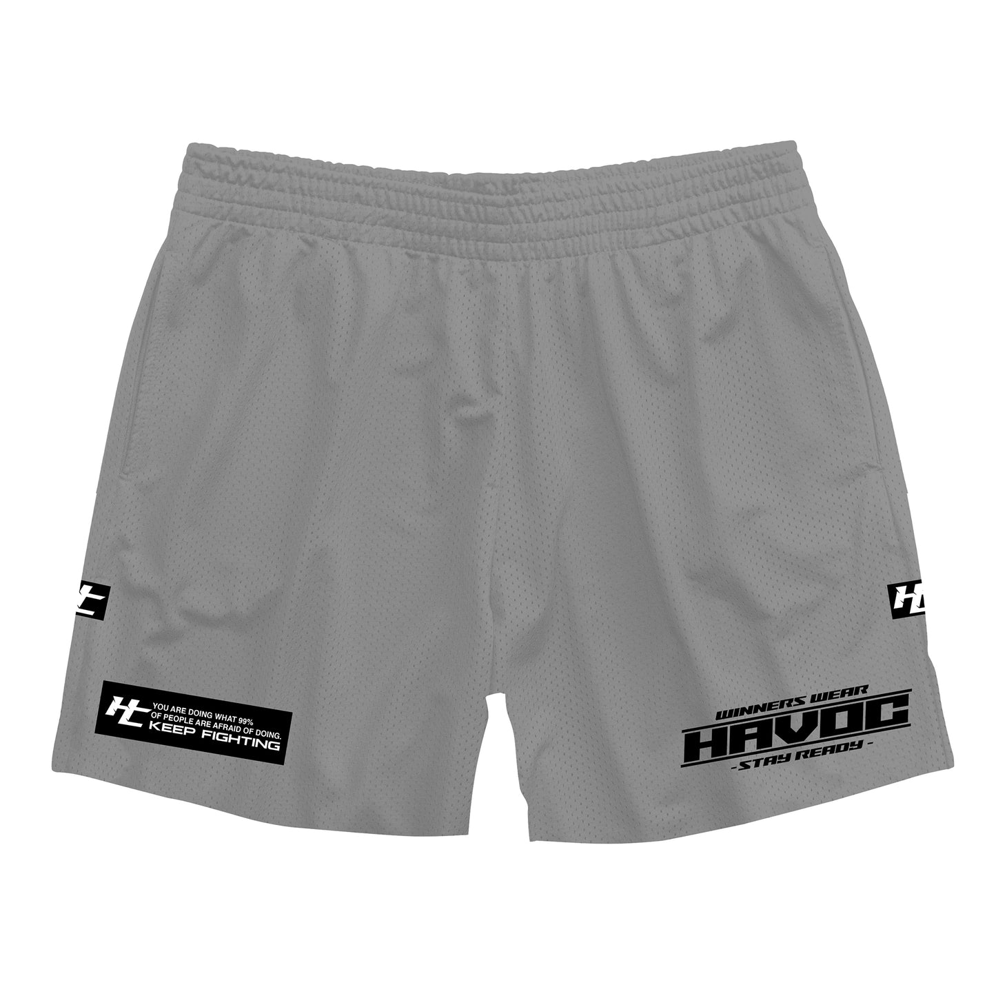 HAVOC Grappling Shorts - FOR THE WINNERS - Grey