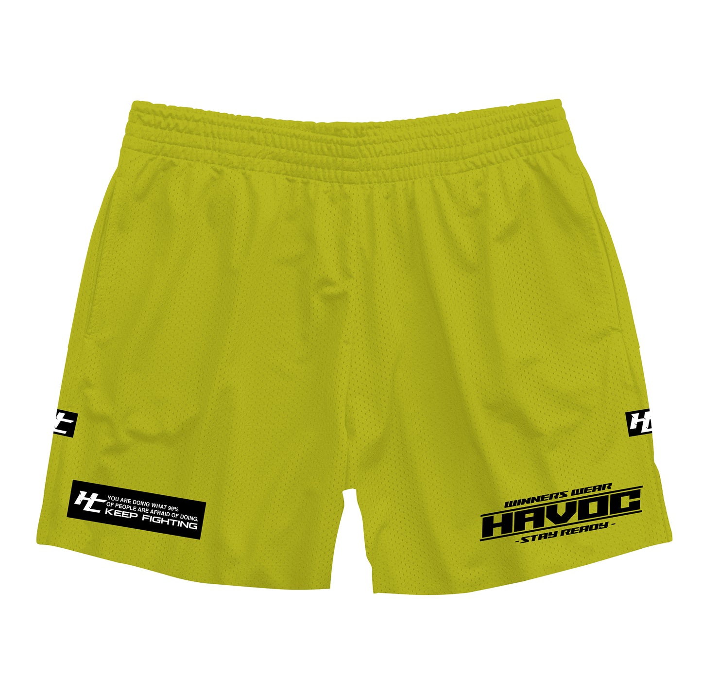 HAVOC Grappling Shorts - FOR THE WINNERS - Yellow
