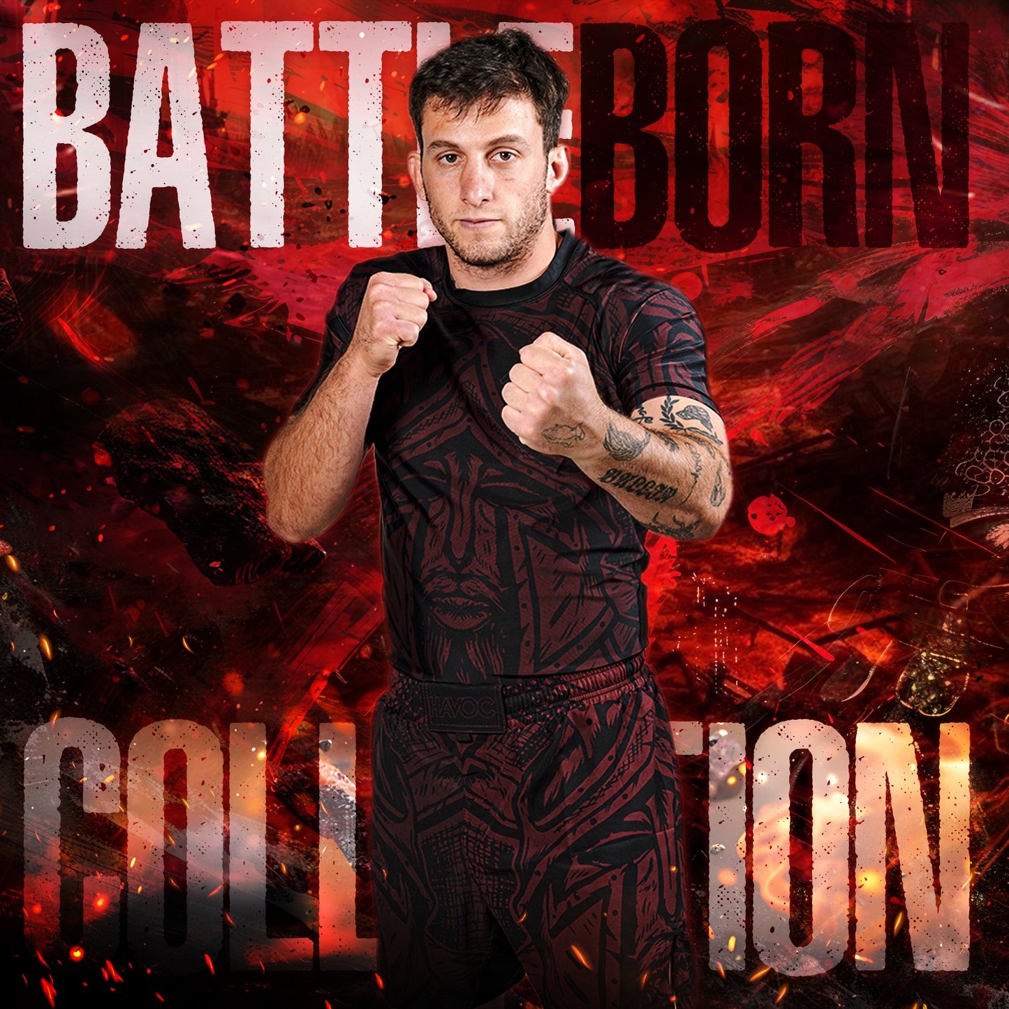 HAVOC Warrior Set – Rash Guard + Fight Shorts