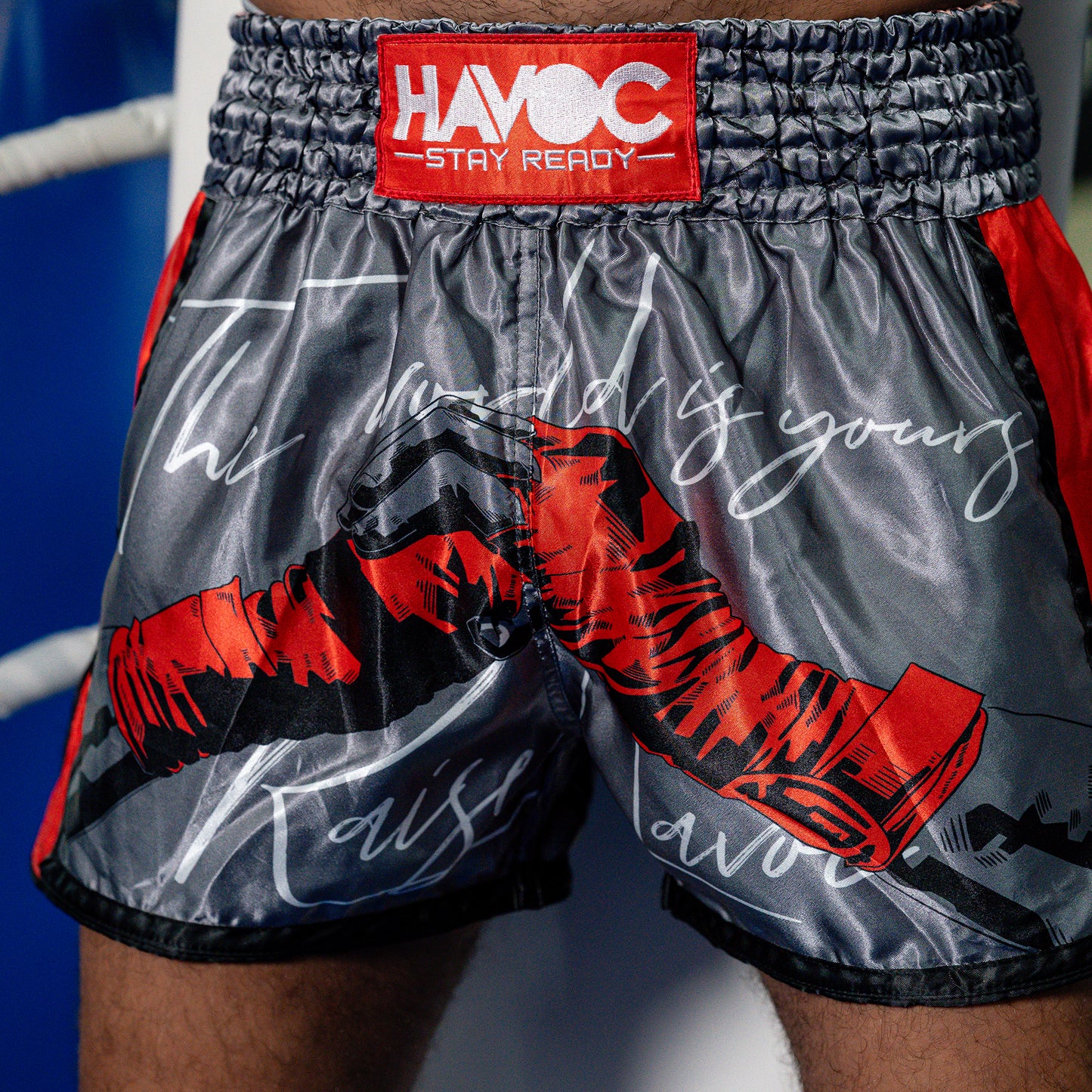 HAVOC Muay Thai Shorts - The World Is Yours
