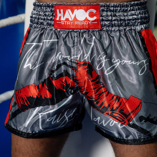 HAVOC Muay Thai Shorts - The World Is Yours