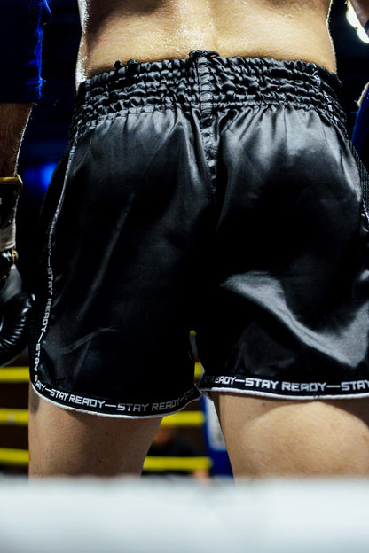 HAVOC Muay Thai Shorts - ALL BLACK