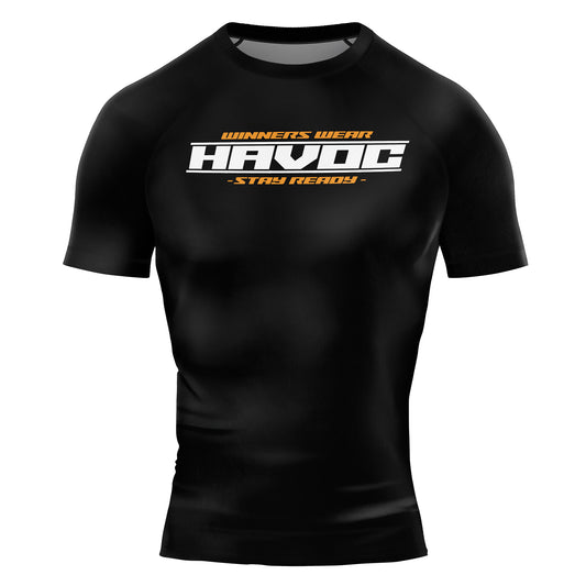 HAVOC Rash Guard - FOR THE WINNERS - Black