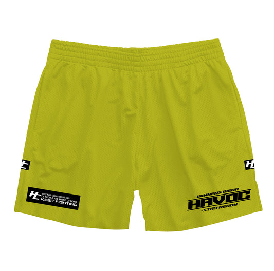HAVOC Grappling Shorts - FOR THE WINNERS - Yellow