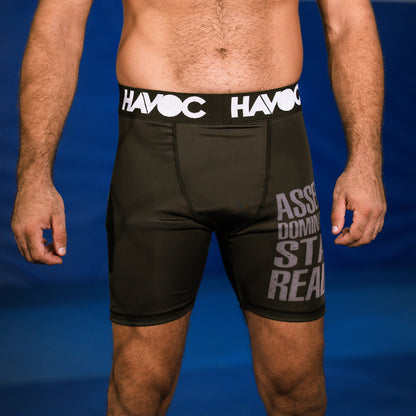 HAVOC Vale Tudo Shorts – Updated Waistband - Blackout Edition